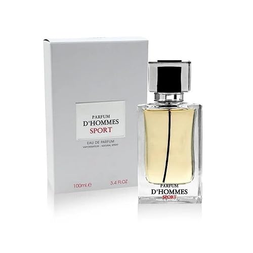 Fragrance World Parfum D'Hommes Sport - 100ml Eau de Parfum for Men, Long-Lasting Fragrance, Fresh & Energetic Scent