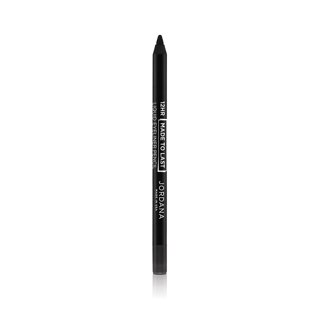 Jordana 12Hr Liquid Liner Pencil Black Point - Long-Lasting Eye Makeup, 1 Count