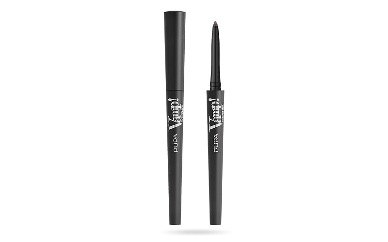 Pupa Vamp! Waterproof Eye Pencil 202 Outstanding Brown - Long Lasting Cream Liner 0.12 oz