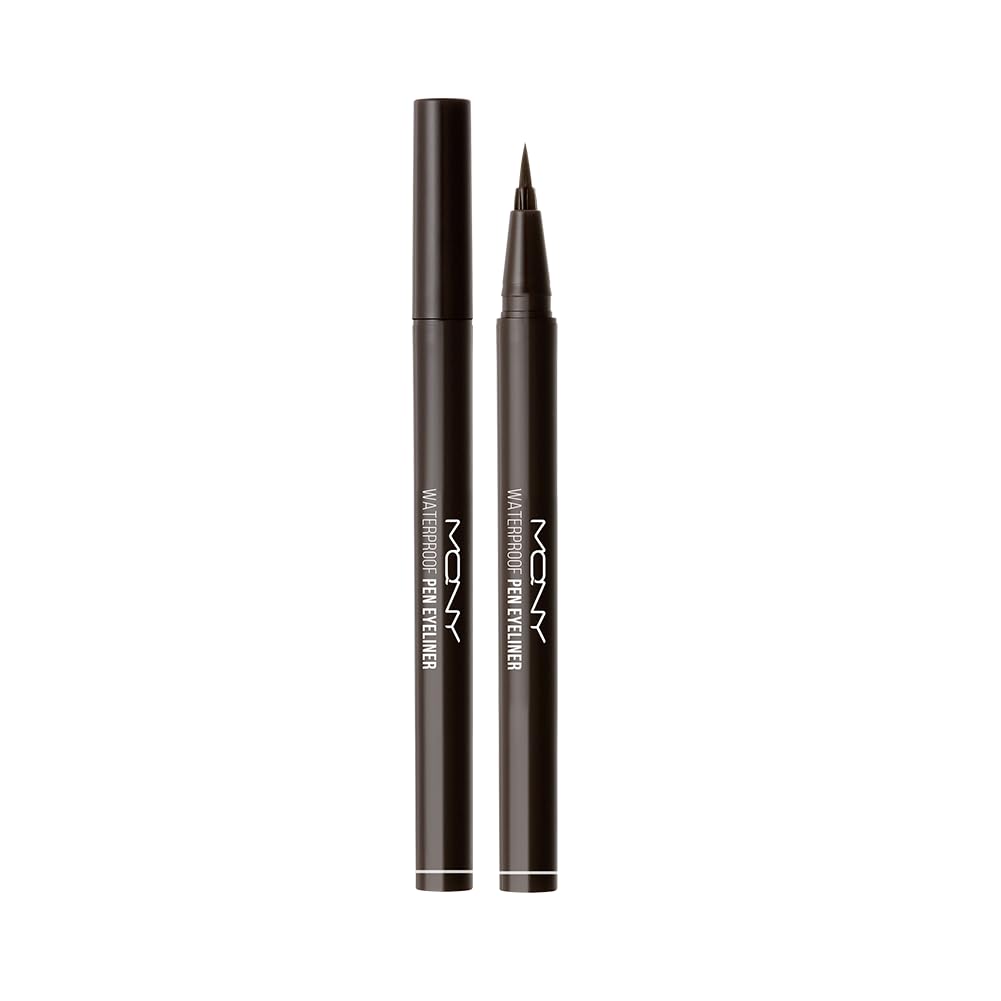 Mqny Waterproof Pen Eyeliner - Brown Black, 1 Count, Long-Lasting, Smudge-Proof