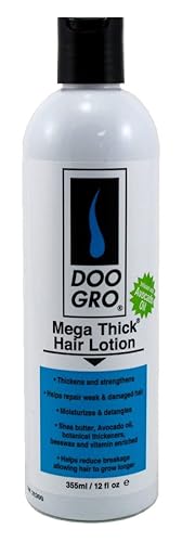 Doo Gro Mega Thick Hair Lotion 12 Fl Oz (Pack Of 3) - Nourishing Formula For Thicker Hair