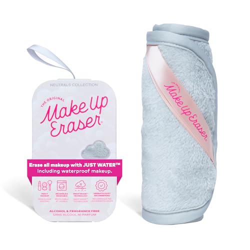 Makeup Eraser Pro - Effortless Makeup Removal With Water, Waterproof Mascara & More, Cool Gray