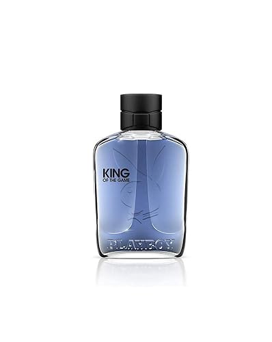 Playboy King of The Game Eau de Toilette Spray for Men, 3.4 Fl Oz - Bold Fragrance for Confident Men