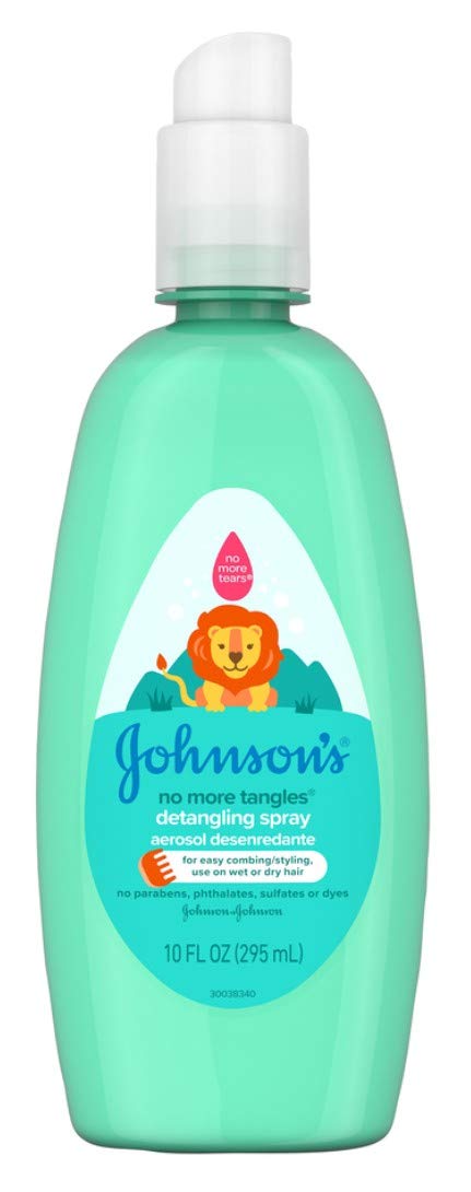 Johnson'S Baby Detangling Spray 10 Oz Pump - 3 Pack For Easy Hair Care And Tangles Removal