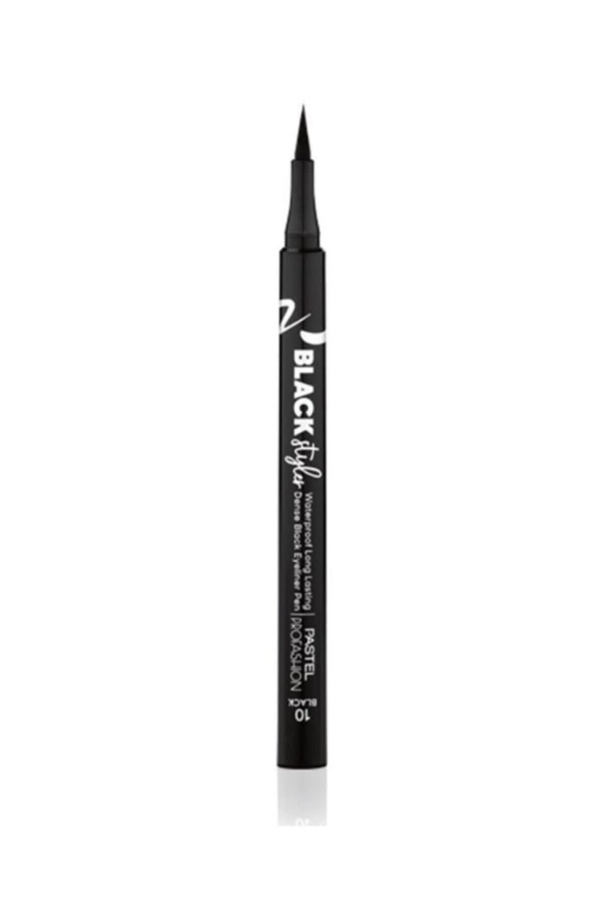 Pastel Black Styler Waterproof Eyeliner Pen - Long Lasting, Quick Dry, Vegan, 0.04 Fl Oz