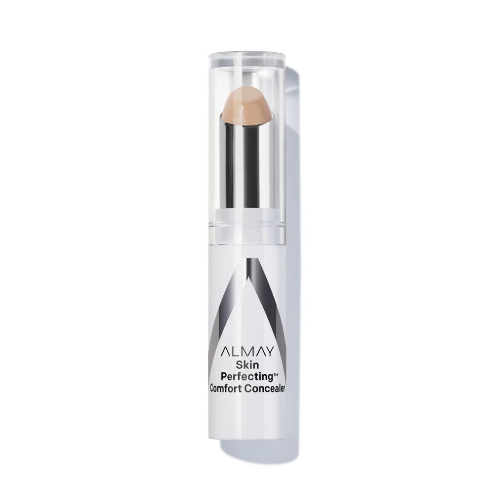 Almay Full Coverage Concealer, Matte Finish, Oil Free, Hypoallergenic, 120 Light, 0.08 Oz