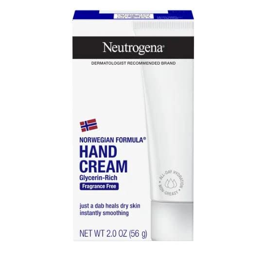 Neutrogena Unscented Hand Cream, 2 Oz (Value Pack Of 6) - Nourishing Moisturizer For Dry