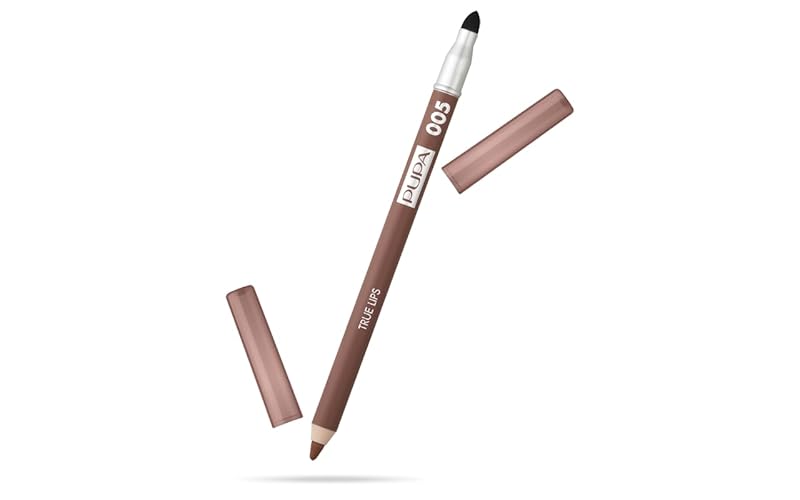 Pupa Milano True Lips Dual-Ended Lip Contour Pencil - Raw Sienna Sand, Hydrating, Smudge Proof