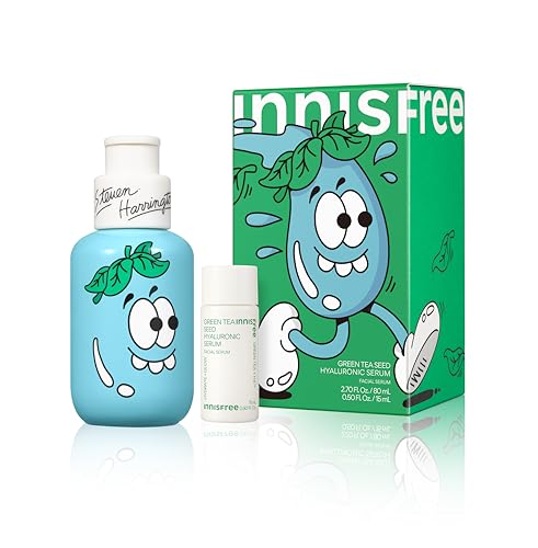 Innisfree Green Tea Seed Hyaluronic Serum - Limited Edition Set For Glowing Skin, 3.2 Fl Oz