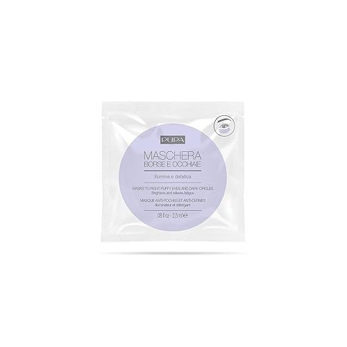 Pupa Milano Face Mask for Puffy Eyes - Brightens, Refreshes, and Combats Dark Circles - 0.08 Oz