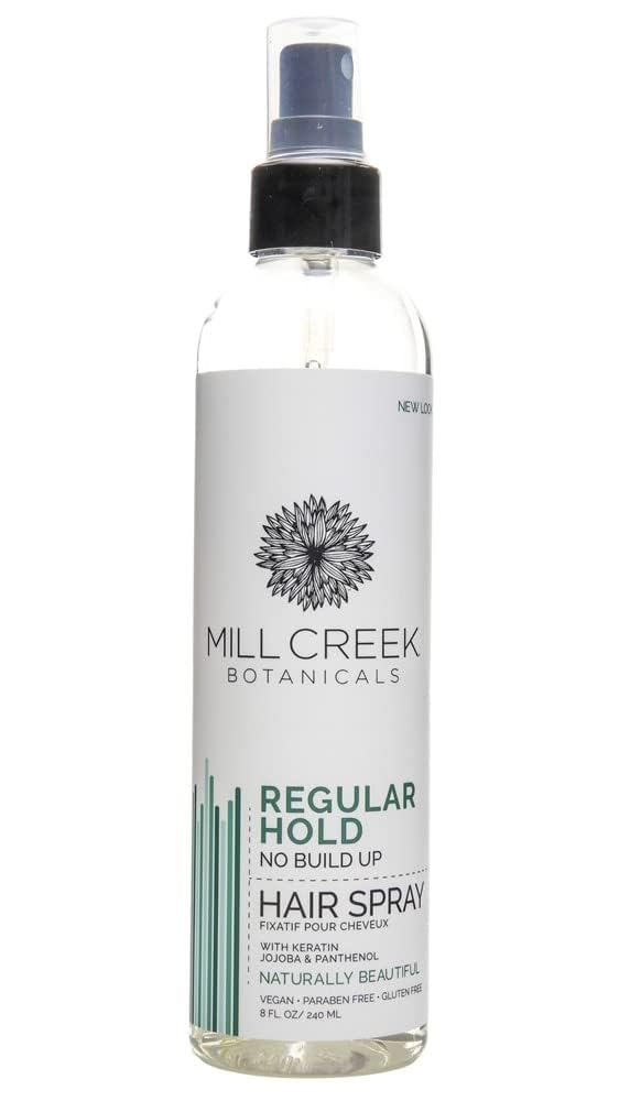 Mill Creek Hair Spray Regular Hold - 8 Fl Oz - Long-Lasting Styling & Frizz Control