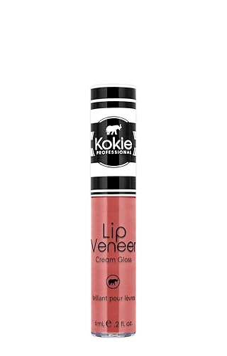 Kokie Cosmetics Lip Veneer Cream Lip Gloss - Pillow Talk, 0.2 Oz, Long-Lasting Shine