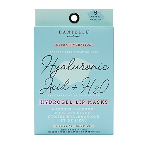 Danielle Creations Hyaluronic Acid Hydrating Lip Masks - 5 Pack Hydrogel Treatment