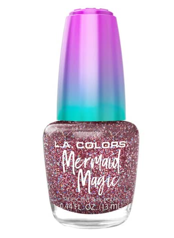 La Colors Mermaid Magic Lip Gloss, Turquoise - 1 Fl Oz, Vibrant Color & Shine