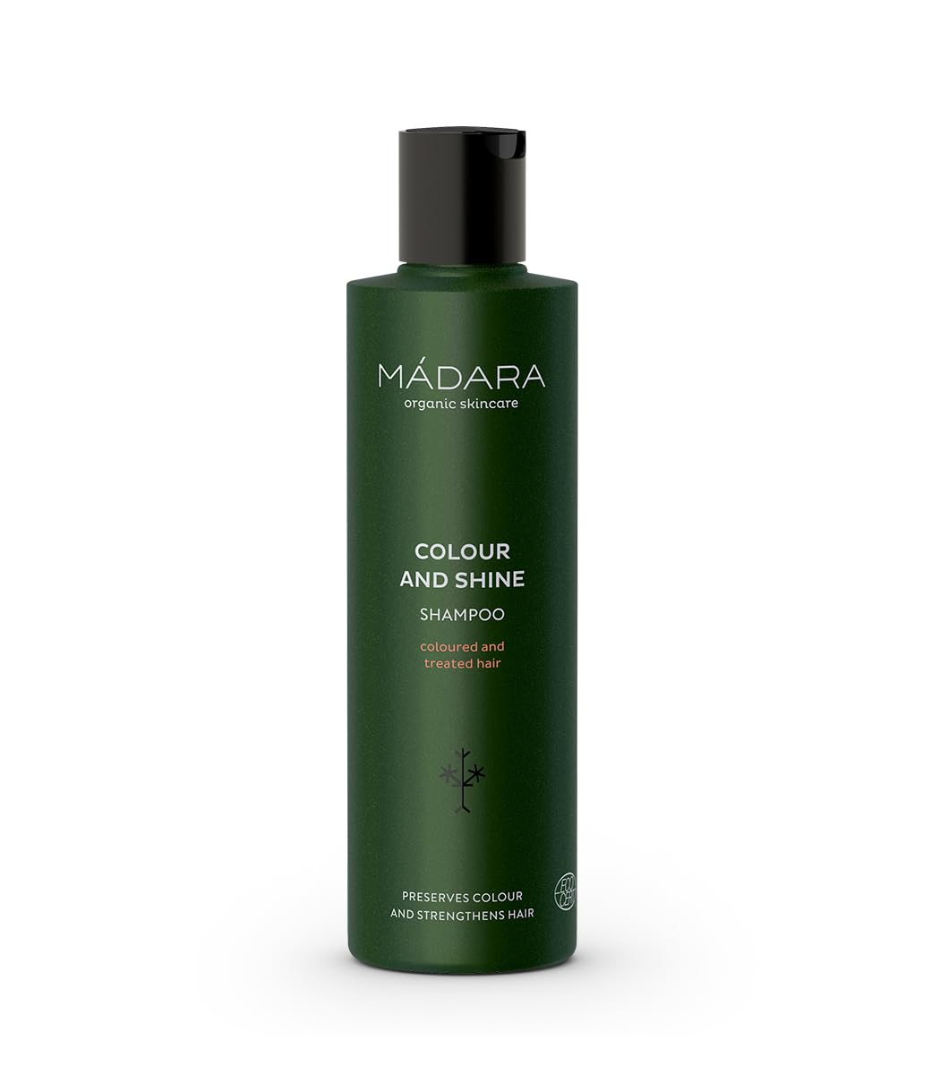 Mádara Organic Colour And Shine Shampoo, 200Ml – Vegan, Cosmos Natural, For Coloured Hair