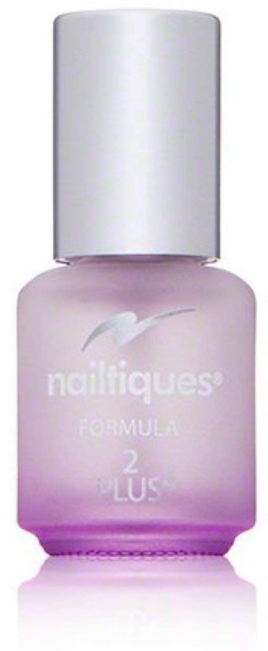 Nailtiques Formula 2 Plus For Brittle Peeling Nails - 2 Count, Clear, 0.25 Fl Oz