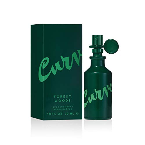 Curve Men's Cologne, 1 Fl Oz - Casual Forest Woods Scent for Day or Night Use, Green Fragrance by Curve