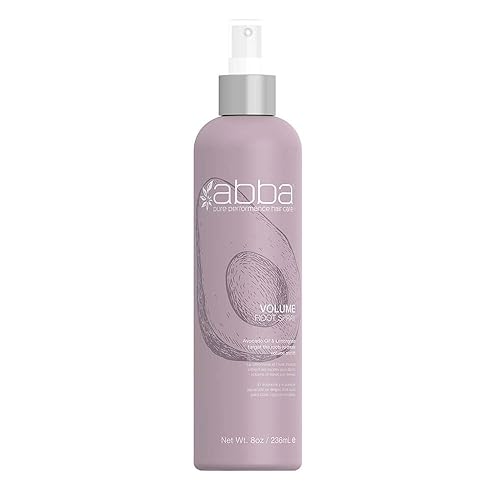 Abba Pure & Natural Volume Root Spray 8 Oz - Hair Care For Fullness And Body