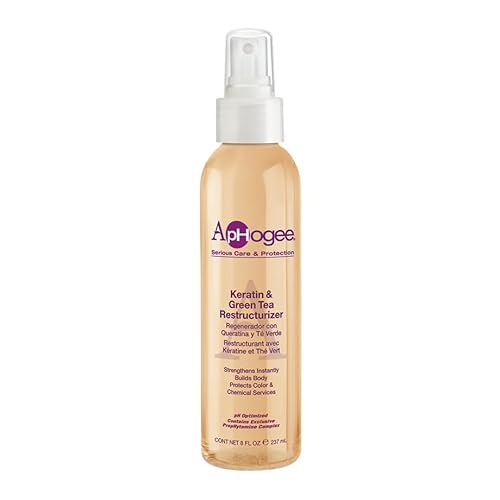 Aphogee Keratin & Green Tea Restructurizer - 8 Fl Oz Hair Strengthening Treatment