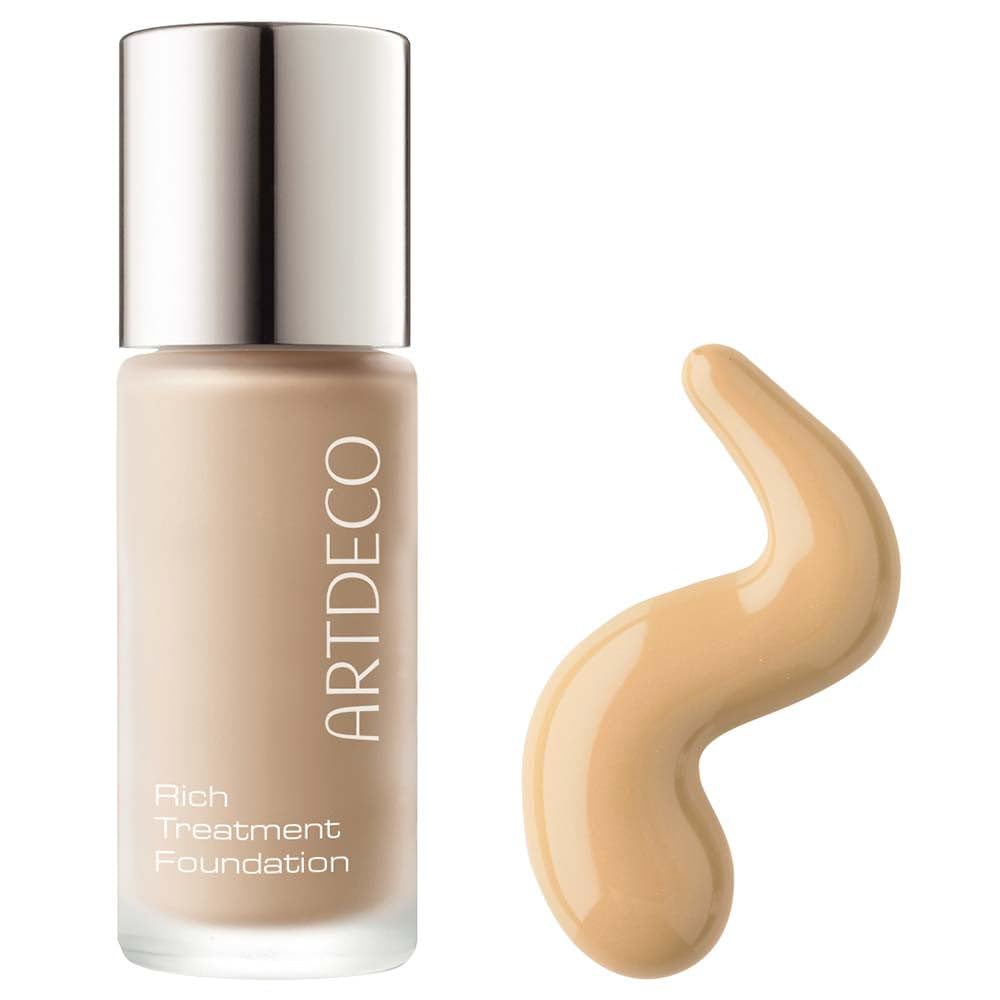 Artdeco Rich Treatment Foundation Cashmere Rose N°15 - Long-Lasting Vegan Makeup, 0.67 Fl Oz