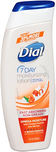 Dial Omega Moisture Lotion, 12 Ounces - Hydrating Moisturizer For Soft, Smooth Skin