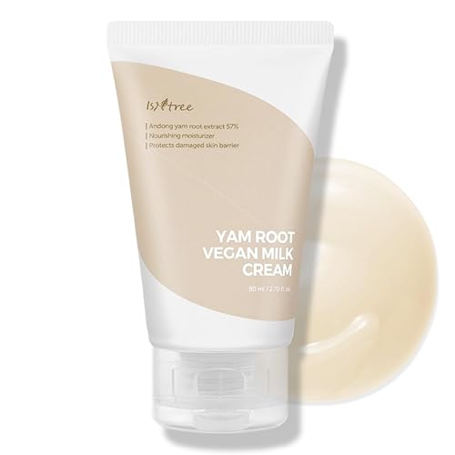 Isntree Yam Root Vegan Milk Cream 80Ml | Nourishing Vegan Moisturizer | Korean Skincare