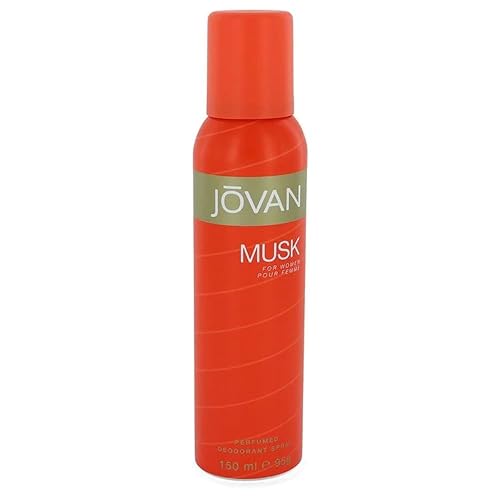 Jovan Musk Deodorant Spray 5 Oz - Long-Lasting Fragrance For Men By Jovan