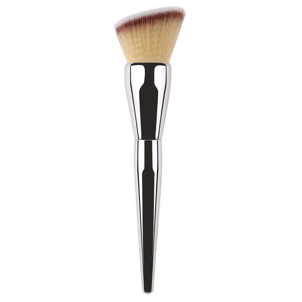 Daubigny Angled Foundation Brush - Premium Kabuki Makeup Brush for Liquid and Powder Blending