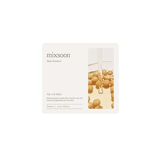 Mixsoon Bean Essence Vegansnail - Hydrating Exfoliating Essence For Glass Skin, 0.05 Fl. Oz.