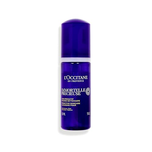 L'Occitane Immortelle Cleansing Foam 5 Fl Oz - Clarifies, Minimizes Pores, Smooths Skin Texture