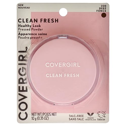 COVERGIRL COVERGIRL Clean Fresh Pressed Powder  Deep  035 Ounce  220 Deep 99350052598