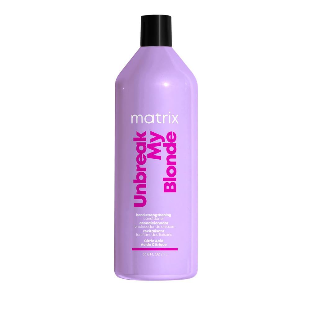 Matrix Unbreak My Blonde Conditioner | Strengthens, Softens & Adds Shine | 33.8 Fl Oz | Sulfate-Free