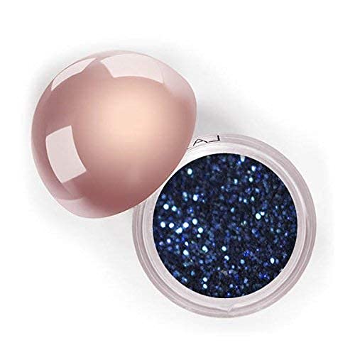 La Splash Loose Glitter Dark Blue Eyeshadow - Metallic Powder For Lips, Hair, Nails, Body