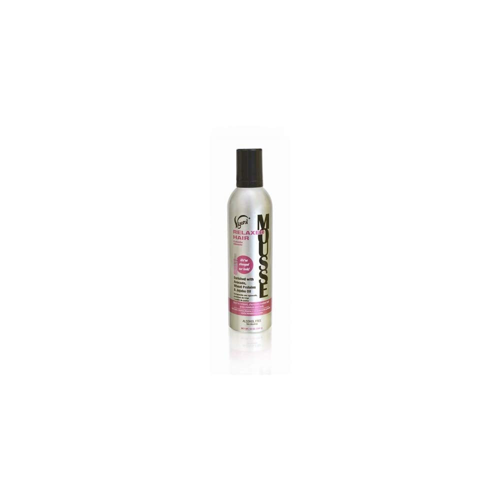 Vigorol Relaxed Hair Mousse - 12 Oz Silver Styling Foam For Soft, Manageable Hair