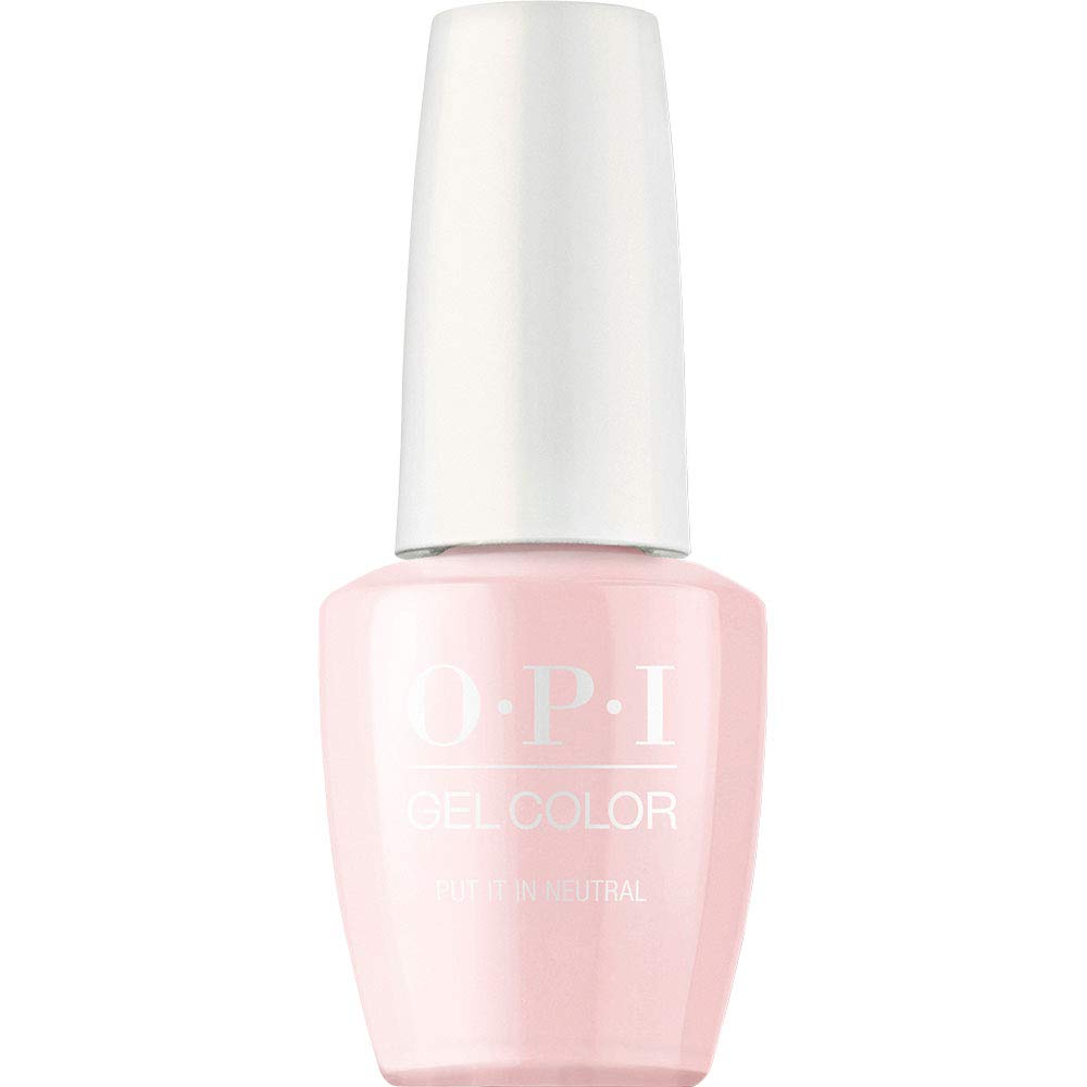 Opi Gelcolor Put It In Neutral Nude Gel Nail Polish 0.5 Fl Oz Soft Shades Collection