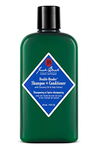 Jack Black  DoubleHeader Shampoo  Conditioner  PureScience Formula  Coconut Oil and Kelp Extract  SulfateFree  Removes Oil 