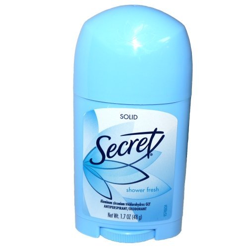 Secret Wide Solid Shower Fresh Deodorant, 1.7 Ounce - Long-Lasting Freshness, Fresh Scent