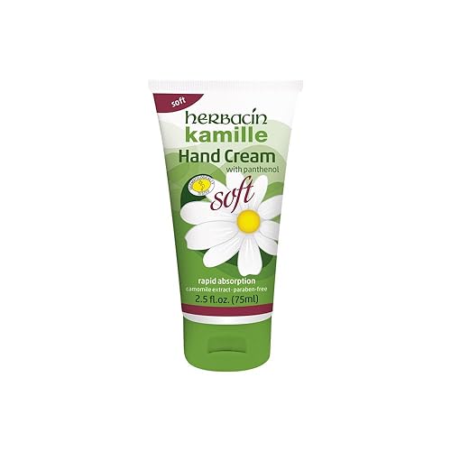 Herbacin Kamille Hand Cream Soft, 2.5 Fl Oz - Moisturizing & Nourishing For Dry Skin