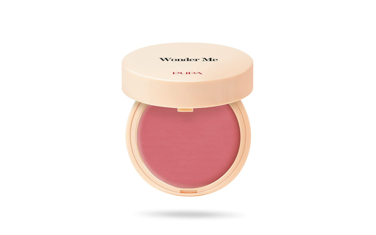 Pupa Milano Wonder Me Blush 005 Deep Passion - Matt, Talc-Free, Hyaluronic Acid, Smooth Texture