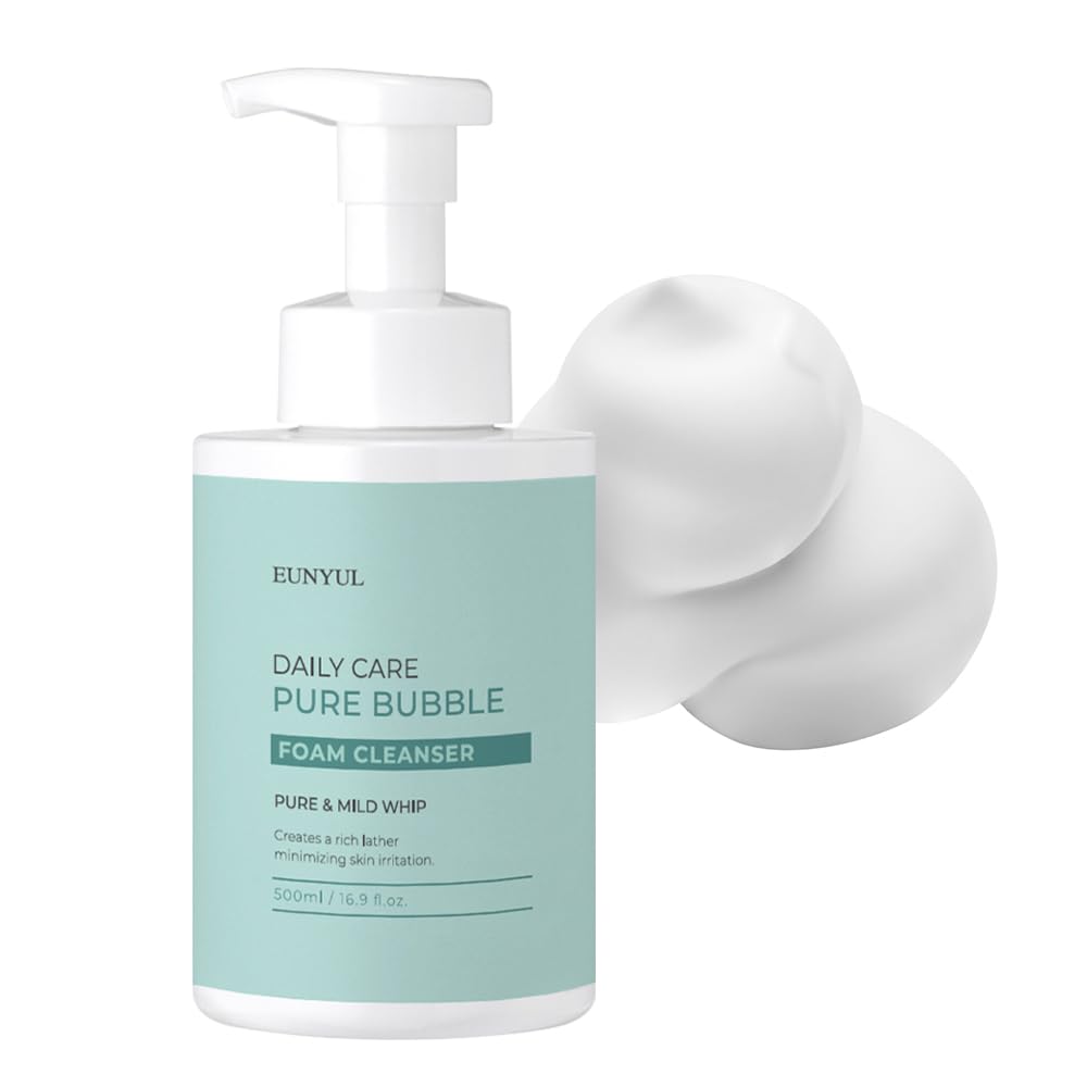 Eunyul Daily Care Pure Bubble Foam Cleanser 16.9 Fl. Oz. Ph 5.5 With Pump -