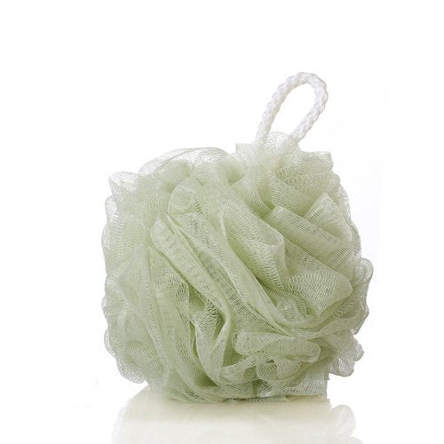 Sphtoeo Green Bath Shower Sponge Loofah Mesh Pouf Ball Brush - 1 Count