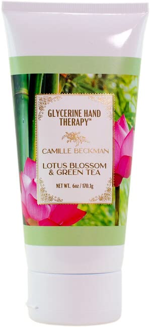 Camille Beckman Glycerine Hand Therapy Cream, Lotus Blossom & Green Tea, 6 Oz