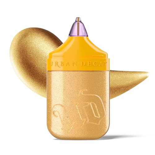 Urban Decay Hyper Metallic Gold Liquid Highlighter & Bronzer, 1 Fl Oz, Water-Resistant