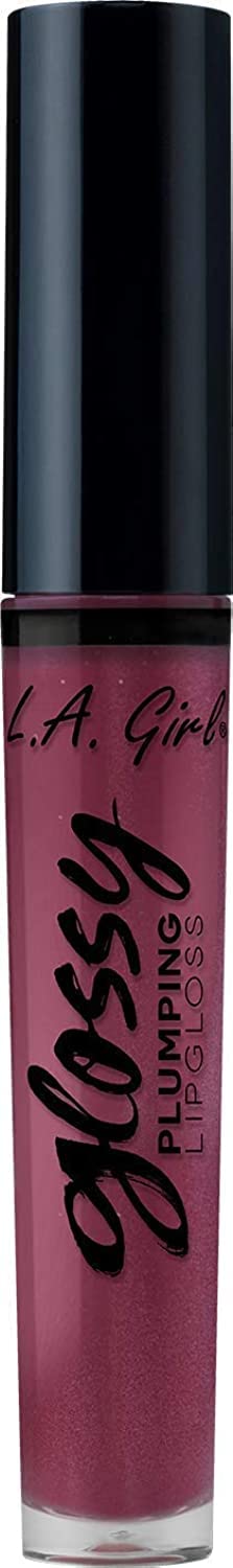 L.A. Girl Glossy Plumping Lipgloss - Lavish, 0.17 Fl Oz, Hydrating Shine For Fuller Lips