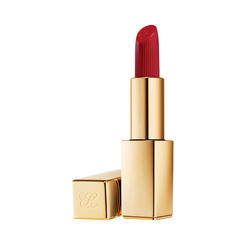 Estée Lauder Pure Color Cream Lipstick, Long-Lasting & Nourishing, 541 La Noir, 0.12 Oz