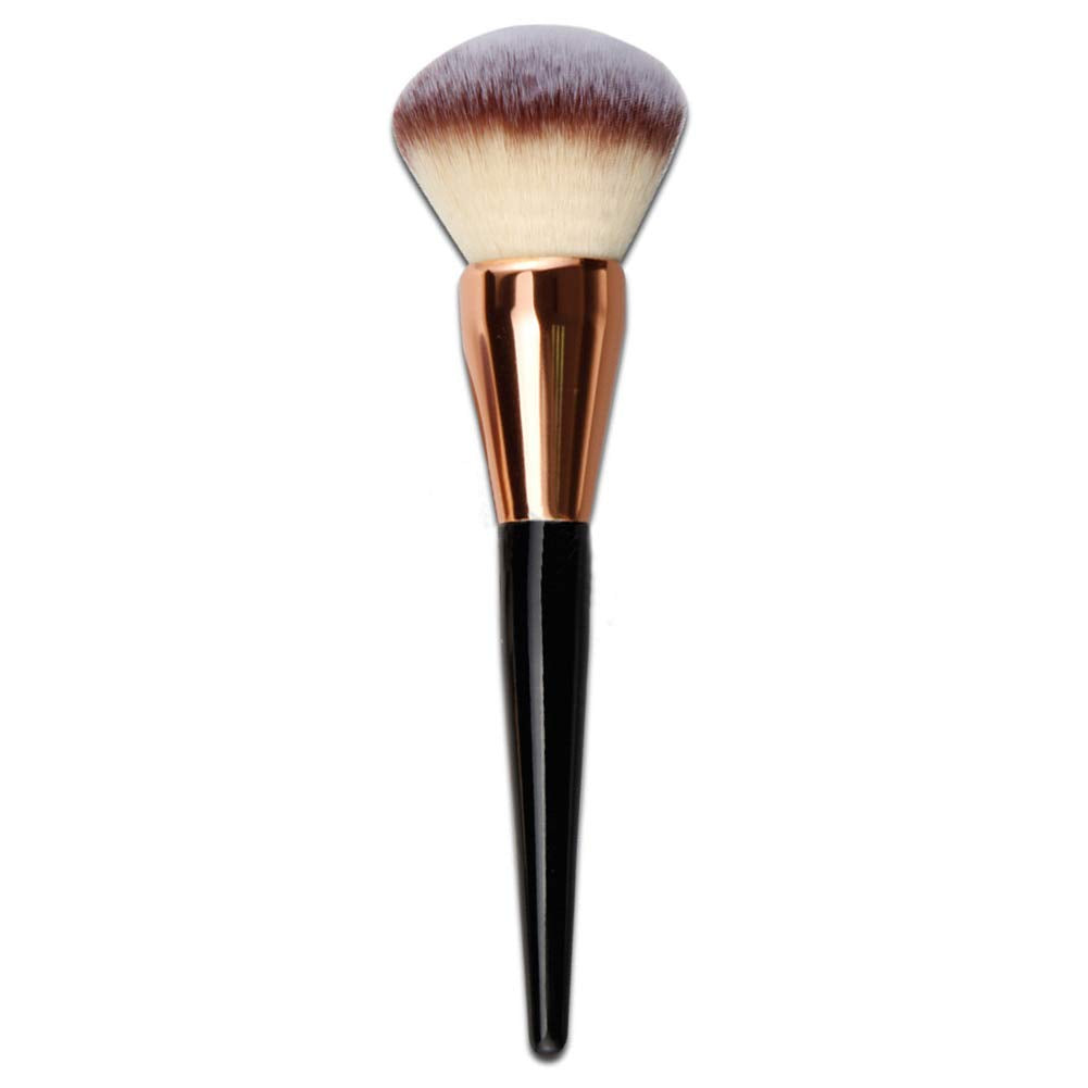 Rn Beauty Rose Gold/Black Large Powder Brush - Kabuki Foundation & Blush Blender, 1 Count