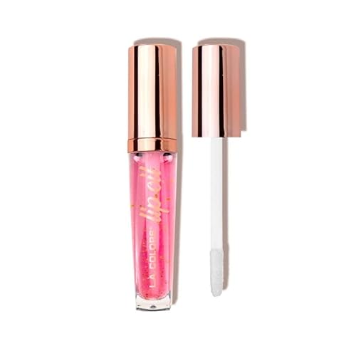 L.A. Colors Lip Oil - Sweetie Candy Scented, 0.92 Oz, Moisturizing Gloss For Soft Lips