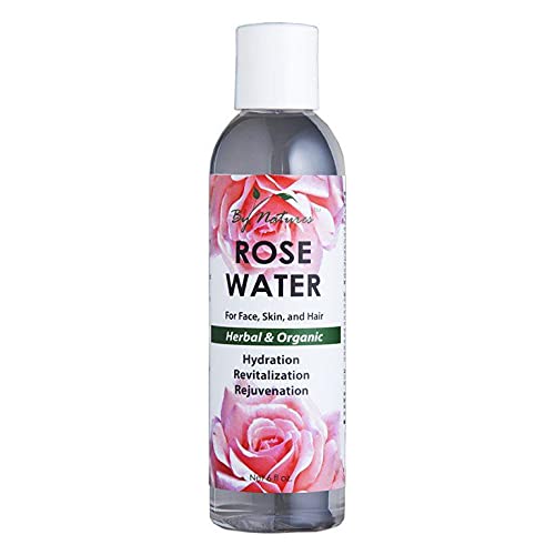 By Natures Rose Water For Face, Skin & Hair - 6Oz Hydrating Facial Mist