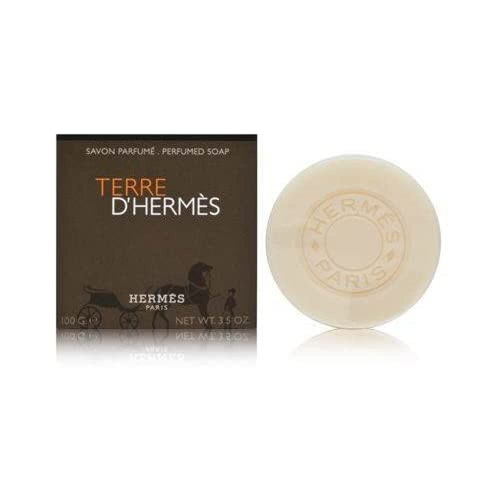 Hermes Terre D'Hermes Perfumed Soap For Men, 3.5-Ounce - Luxurious Fragrance