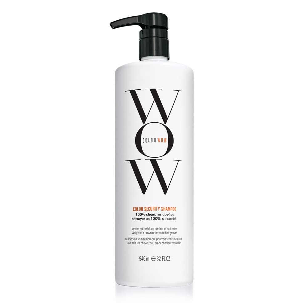 Color Wow Color Security Shampoo, Sulfate & Paraben Free, 32 Fl Oz, Salon Quality Care